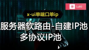 X-UI实现住宅代理使用,适合工作室单端口单ip住宅代理转发全球原生静态住宅IP-跨境软路由-电报机器人开发-电报限时会员群组-电报记账机器人Caro资源